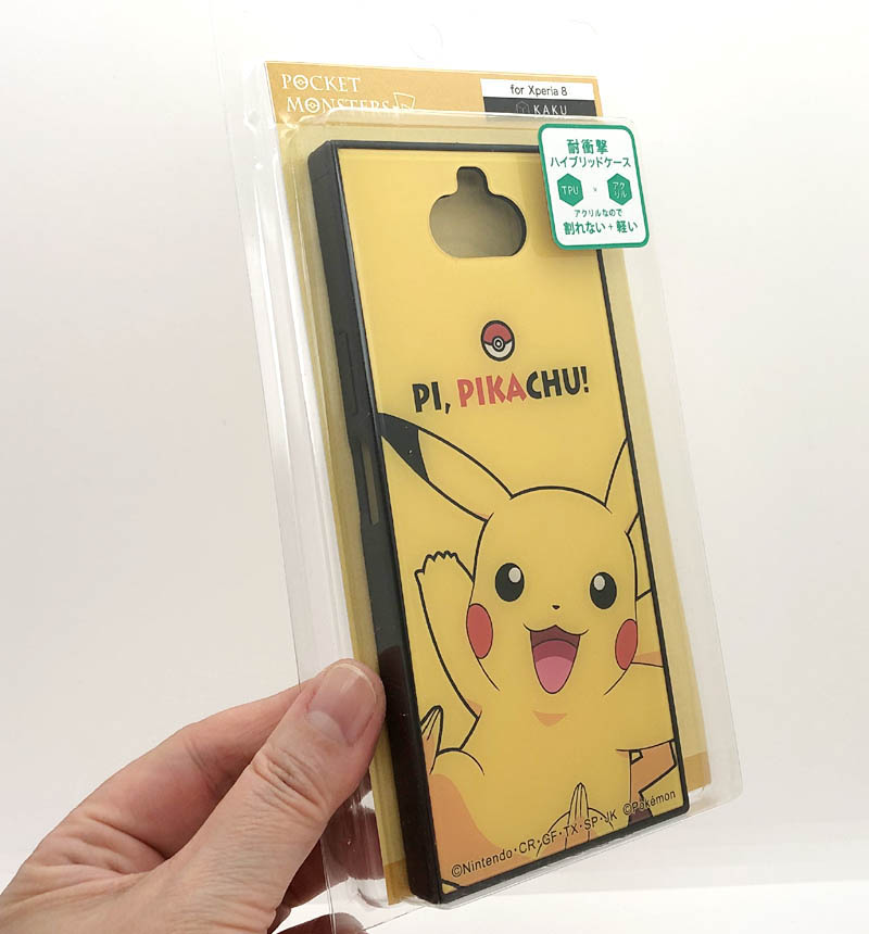 Xperia 8 ポケットモンスター 耐衝撃ハイブリッドケース Kaku ピカチュウ Iq Pxp8k3tb Pk005 ハイブリッドケース Xperiaカバーストア ソニー公認 スマホケース 通販