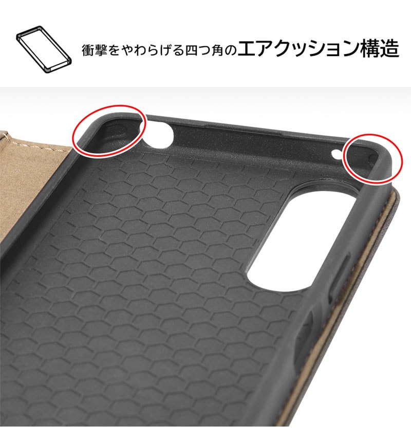 Xperia 5 IV / トムとジェリー / 耐衝撃 手帳型レザーケース
