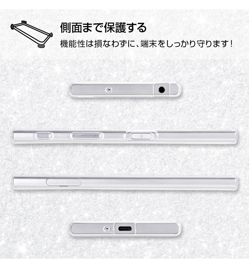 Xperia XZ �ȥ�ȥ����꡼/TPU������+���̥ѥͥ� �ȥ�ȥ����꡼29 (Xperia XZs�б�) IJ-RWXPXZTP/TJ029