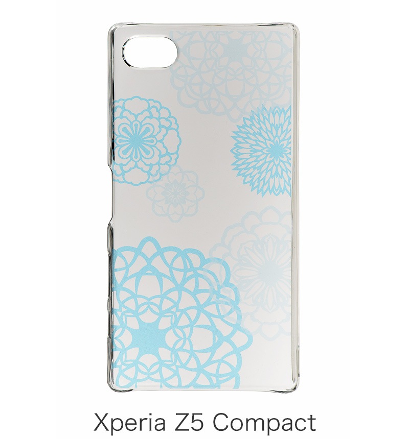 Design Clear Case for Xperia Z5  Compact  ڤҥǥ ǥץ֥롼  ֥롼 DCS-Z5CSOK-C