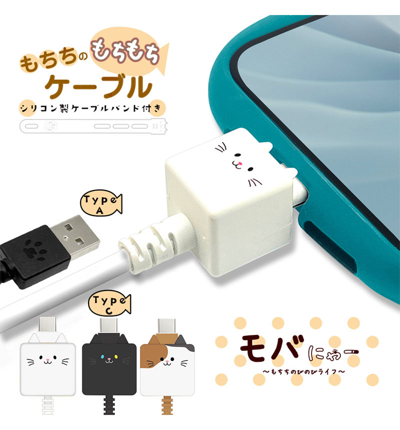 ��Фˤ㡼 ���ޥ� �����֥� ������Τ����������֥� ���� �̿� Type-A to Type-C 3A 1m iPhone Android ��Х˥㡼 ����� R10CAAC3A06MCC