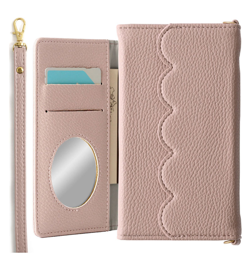 Xperia 10 VI ����������쥶�� �����ޤ� ������å׷� ���ȥ�å��� ��Ģ�������� �ԥ󥯥١����� 100062571-979-pinkbeige