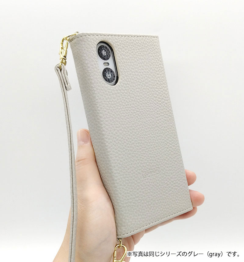 Xperia 10 VI ����������쥶�� �����ޤ� ������å׷� ���ȥ�å��� ��Ģ�������� �ԥ󥯥١����� 100062571-979-pinkbeige