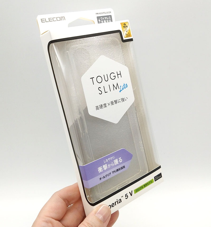 ソフトケース/TOUGH SLIM LITE/衝撃吸収 クリア PMX233TSLUCCR ソフトケース Xperiaカバーストア