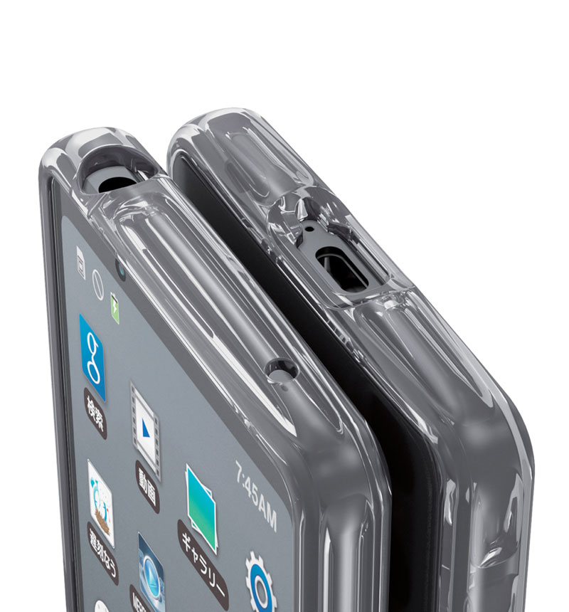 ソフトケース/TOUGH SLIM LITE/衝撃吸収 クリア PMX233TSLUCCR ソフトケース Xperiaカバーストア