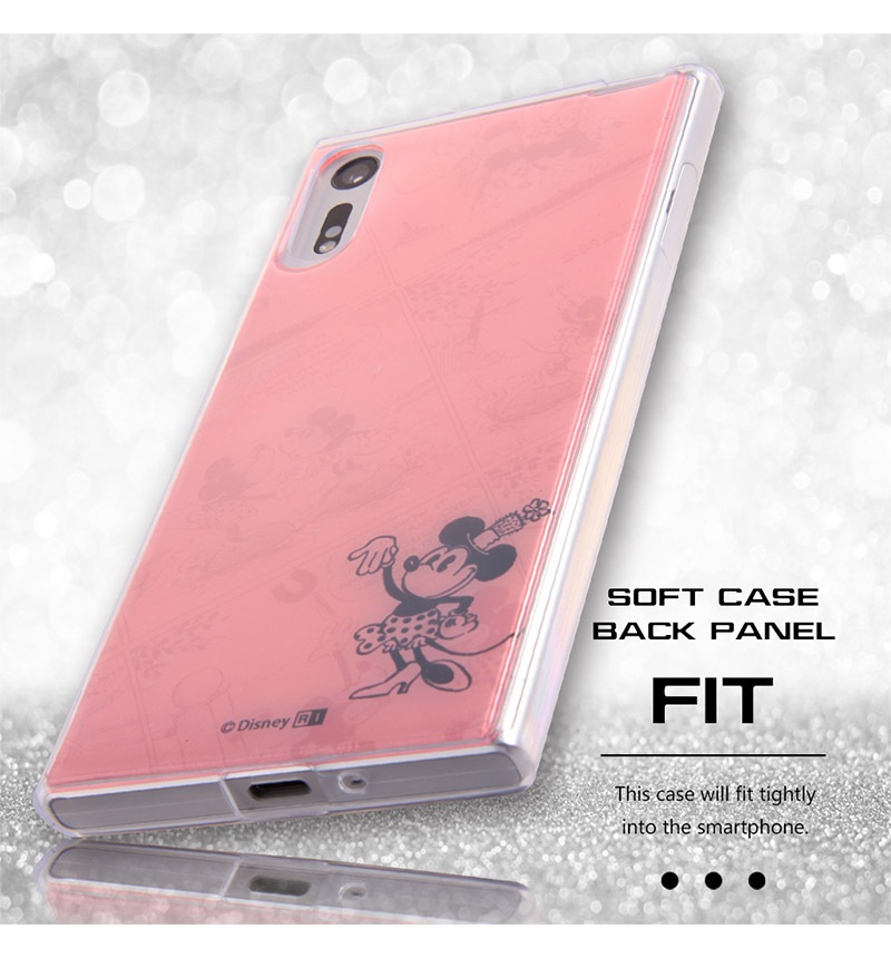 Xperia   XZ�ѥǥ����ˡ�����饯����/TPU������+���̥ѥͥ� OTONA �ס����� (Xperia XZs�б�) IJ-RDXPXZTP/PO013