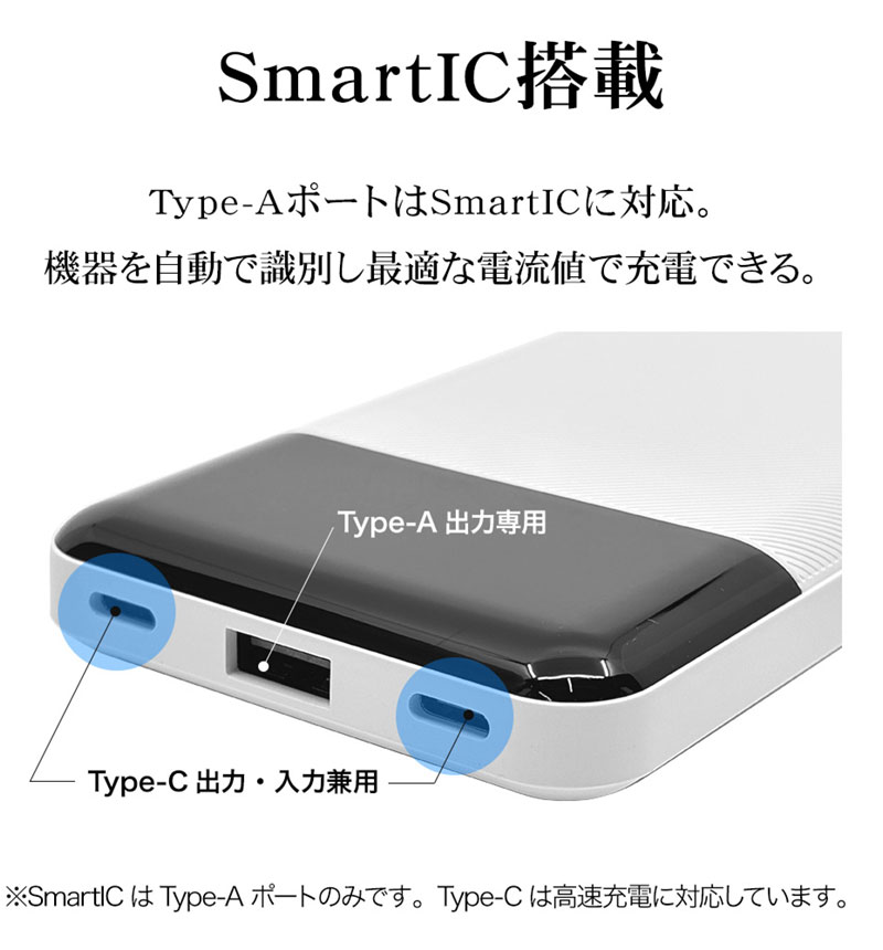 ����Ŵ �������Хåƥ꡼ 10000mAh 3�ݡ��� USB Type-C PD�б� 20W Type-A ���� ���㥳���륰�졼 RLI100C20W03CGRY