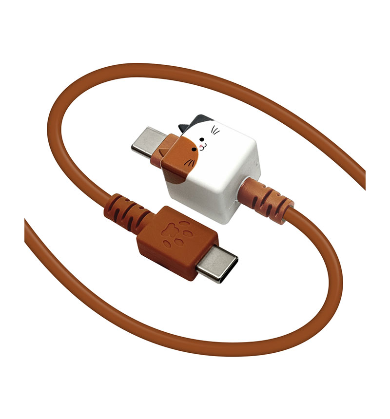 ��Фˤ㡼 ���ޥ� �����֥� ������Τ����������֥�  Power-Delivery�б� ���� �̿� Type-C to Type-C typec 3A 1m ��Х˥㡼 �ߥå� R10CACC3A08MIK