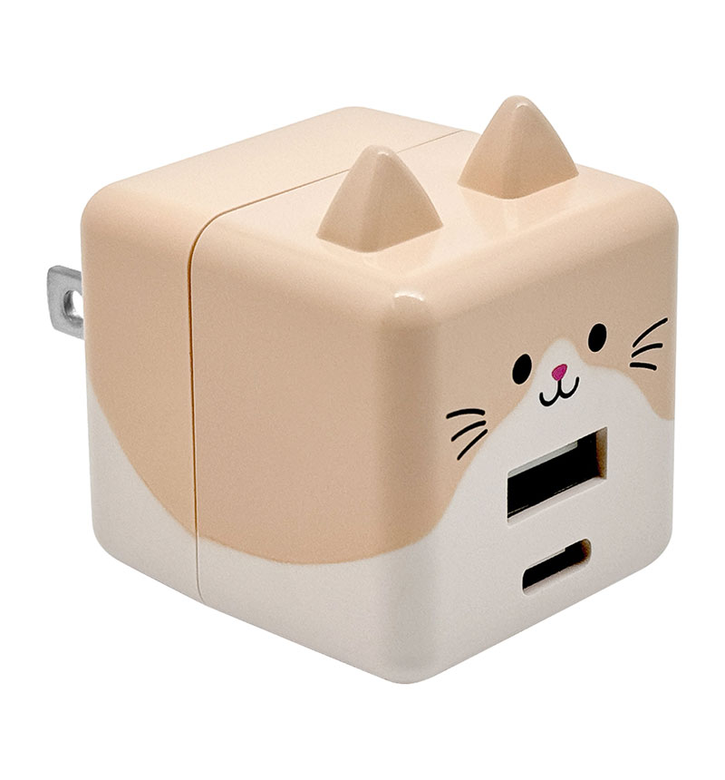 ��Фˤ㡼 USB���Ŵ� 2�ݡ���PD�б� USB Type-C Power Delivery 20W Type-A 2.4A ��Х˥㡼 ����� RACCA20W03ART