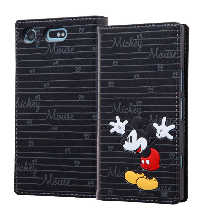 Xperia Xz1 Compact ディズニー 手帳型ケース カーシヴ ミッキー Rt Rdxz1ct Mk 手帳型ケース Xperiaカバー ストア ソニー公認 スマホケース 通販