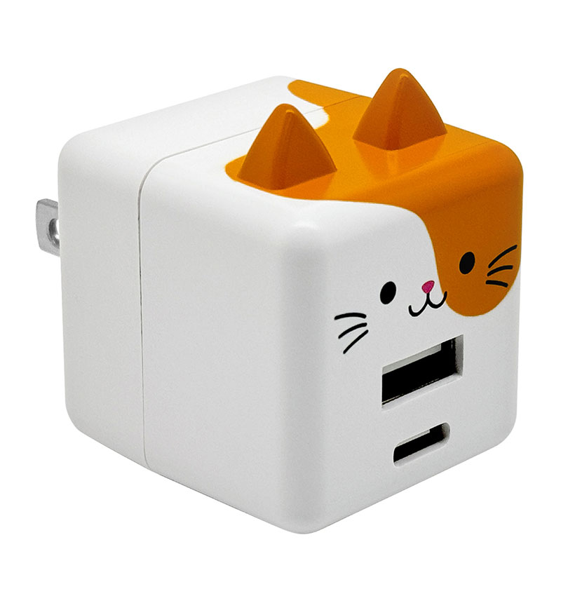 �ڥ����� 10%OFF�ۥ�Фˤ㡼 USB���Ŵ� 2�ݡ���PD�б� USB Type-C Power Delivery 20W Type-A 2.4A ��Х˥㡼 �쥪 RACCA20W03LEO