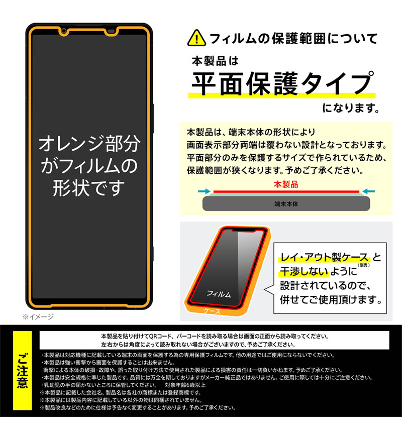 Xperia 5 V Like standard �ե���� 10H ���饹������ �Ѿ׷� 180���������ɻ� RT-RXP5M5FT/P1