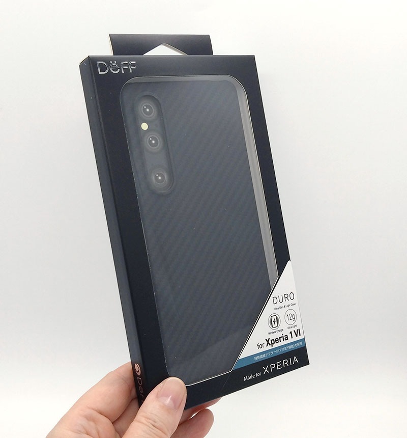 Xperia1用ケース Deff DURO Ultra Slim & Light Case マットブラック（艶なし） DCS-XP1SKVMBK Ultra Slim \u0026 Light Case DURO for Xperia 1 V | Deff Corporation