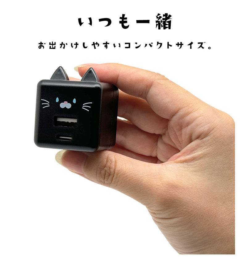 Фˤ㡼 USBŴ 2ݡPDб USB Type-C Power Delivery 20W Type-A 2.4A Х˥㡼 ޤ RACCA20W03MME