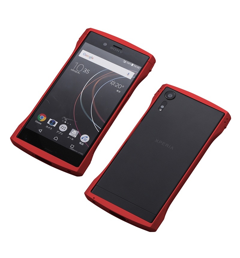 òCLEAVE Aluminum Bumper Chrono for Xperia XZs å DCB-XZSCHARD