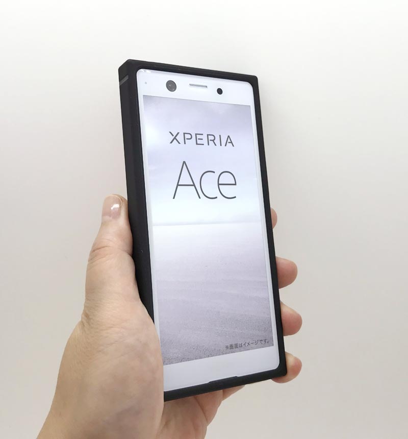 Xperia Ace /�ǥ����ˡ�����饯������ /�إǥ����ˡ�����饯������/�Ѿ׷⥱���� KAKU �ȥ�ץ�ϥ��֥�å� �إߥˡ��ޥ���/I AM�� IQ-DXPAK3B/MN006