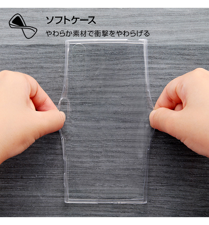 Xperia XZ �Ի׵Ĥι�Υ��ꥹ/TPU������+���̥ѥͥ� ���ꥹ9 (Xperia XZs�б�) IJ-RDXPXZTP/AC009