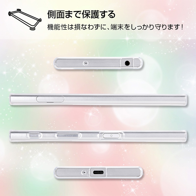 Xperia XZ �Ի׵Ĥι�Υ��ꥹ/TPU������+���̥ѥͥ� ���ꥹ9 (Xperia XZs�б�) IJ-RDXPXZTP/AC009