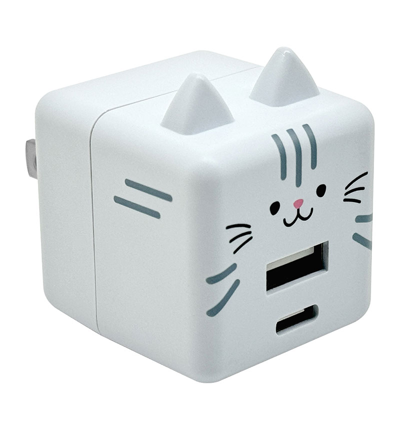 Фˤ㡼 USBŴ 2ݡPDб USB Type-C Power Delivery 20W Type-A 2.4A Х˥㡼  RACCA20W03RIN