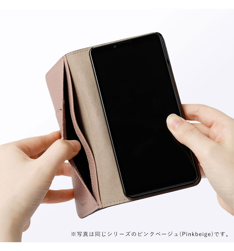 Xperia 10 VII �ܳ� ���ɥꥢ�쥶�� ��Ģ�������� �ԥ� 100061917-1080-017-pink