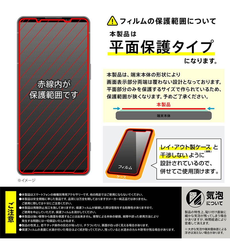 Xperia 1 VII Like standard ���饹�ե���� �֥롼�饤�ȥ��å� ���� ʿ���ݸ� ����10H �֥롼�饤�ȥ��å�_���� RT-RXP1M7F/SMG
