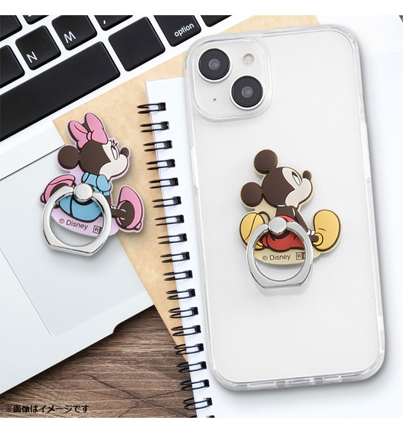 ディズニーキャラクター』/やわらかリング ミニーマウス_後ろ姿 IS