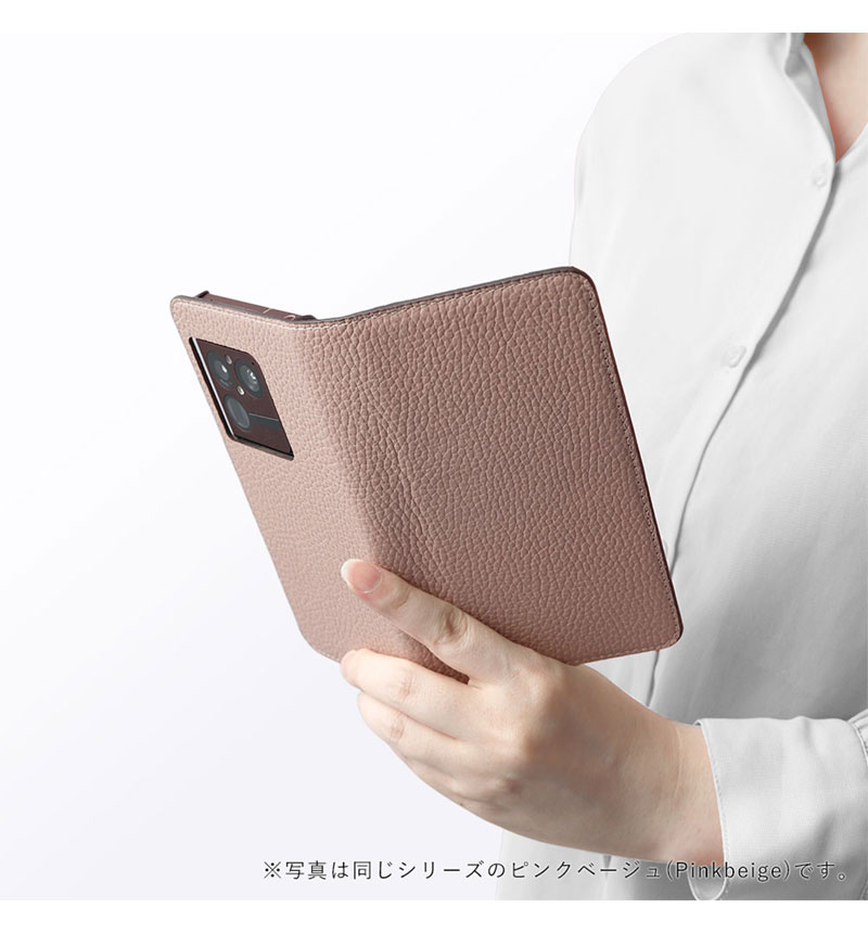 Xperia 1 VIII �ܳ� ���ɥꥢ�쥶�� ��Ģ�������� �������ԥ� 100061917-1190-024-salmonpink