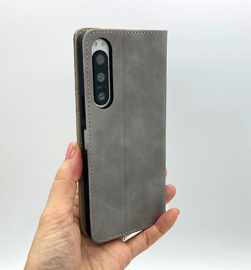 Xperia 5 IV  �Ѿ׷� ��Ģ���쥶�������� Raffine ���졼 IN-RXP5M4DML1/GR