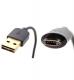 òTRAVEL BIZ ξޤбLEDɽmicro USB֥ 15cm ֥å DCA-MBLED015BK