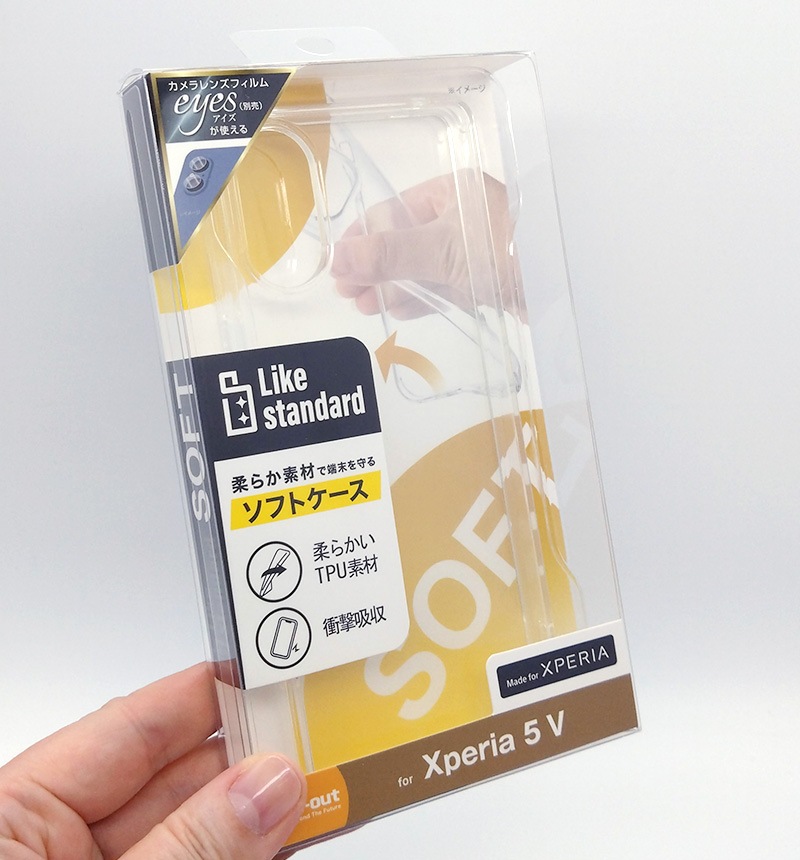 Xperia 5 V Like standard TPUソフトケース ウルトラクリア クリア RT