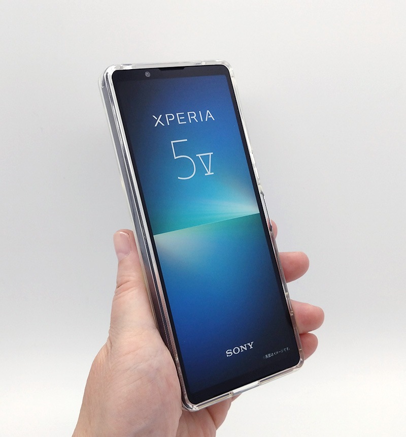 Sony Xperia 5 V ブルー ジャンク品 Xperia 5 V Like standard TPUソフトケース ウルトラクリア クリア RT