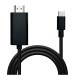 ���ޥ��� �ߥ顼��� 4K �ե�HD Type-C to HDMI ���ϥ����֥� �ƥ�� ����� �Ĥʤ����� ư�襢�ץ��б� 2.5�� �֥�å� R25CACH02BK �֥�å� R25CACH02BK
