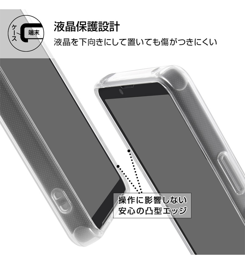 Xperia 10 IV TPUソフトケース リング付 シルバー IN