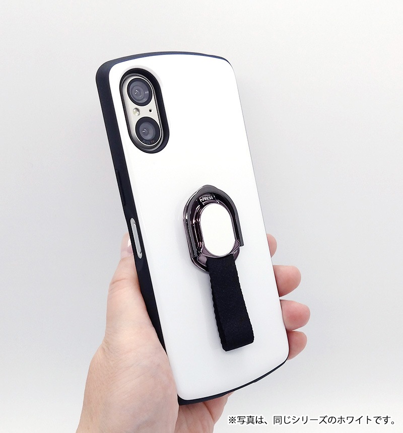 Xperia 5 V/�Ѿ׷⥱���� ProCa + TailRing �֥�å� DA-XP5M5AC5/B