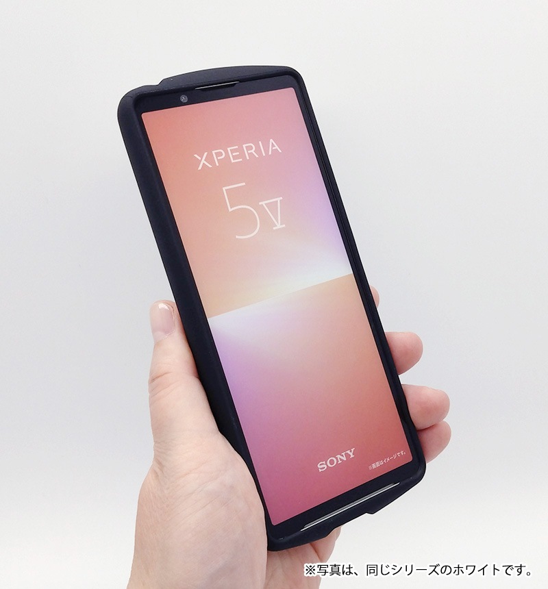 Xperia 5 V/�Ѿ׷⥱���� ProCa + TailRing �֥�å� DA-XP5M5AC5/B