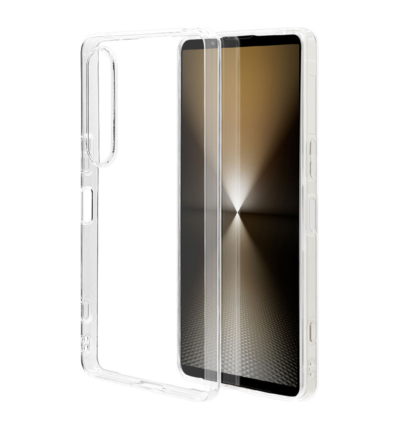 Xperia 1 VI ������ ���С� ���եȥ����� TPU ���ꥢ Ʃ�� 1.2mm �饹���Хʥ� ���ꥢ 7963XP16TPCL