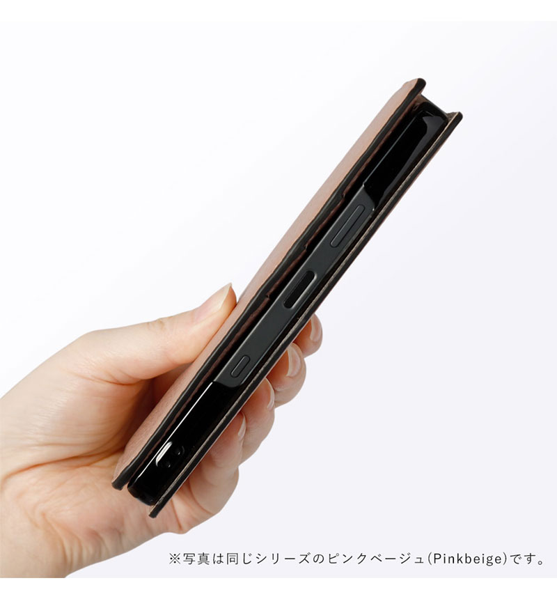 Xperia 10 VII �ܳ� ���ɥꥢ�쥶�� ��Ģ�������� �֥饦�� 100061917-1080-027-brown