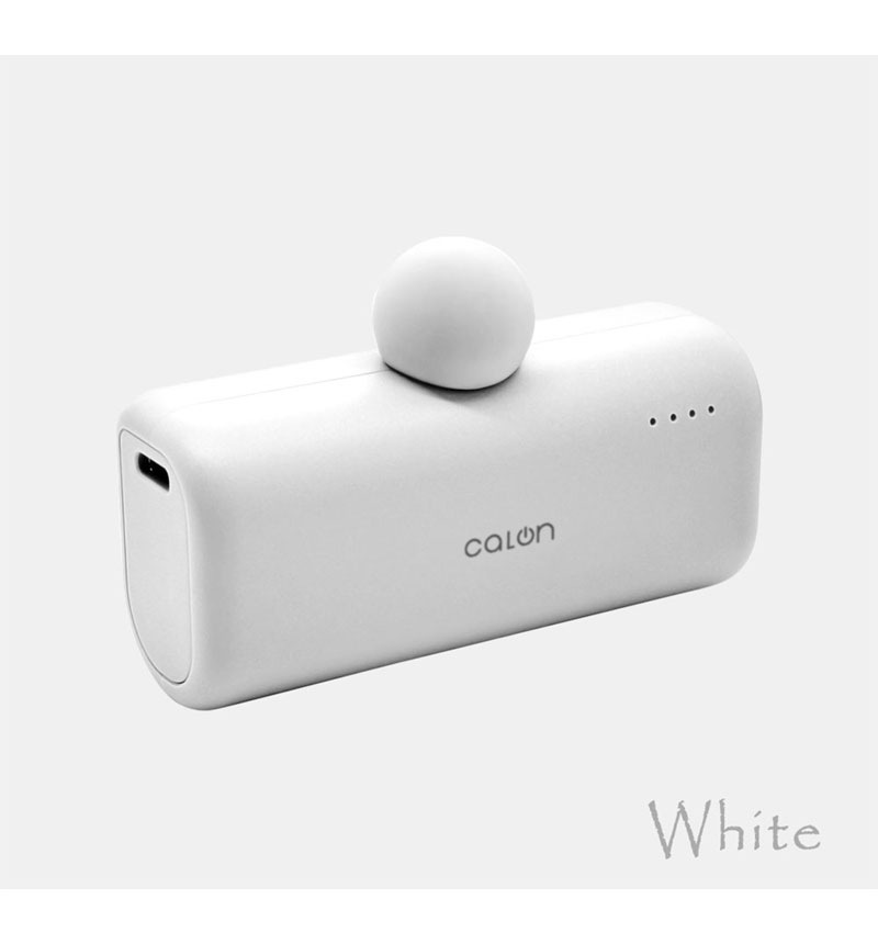 ��Х���Хåƥ꡼ 5000mAh calon ������C ľ�դ� USB Type-C 20W PD�б� ��® �����֥����� ���Τޤ��ޤ��� ���� 2��Ʊ�� �ۥ磻�� RLI050C20W02WH