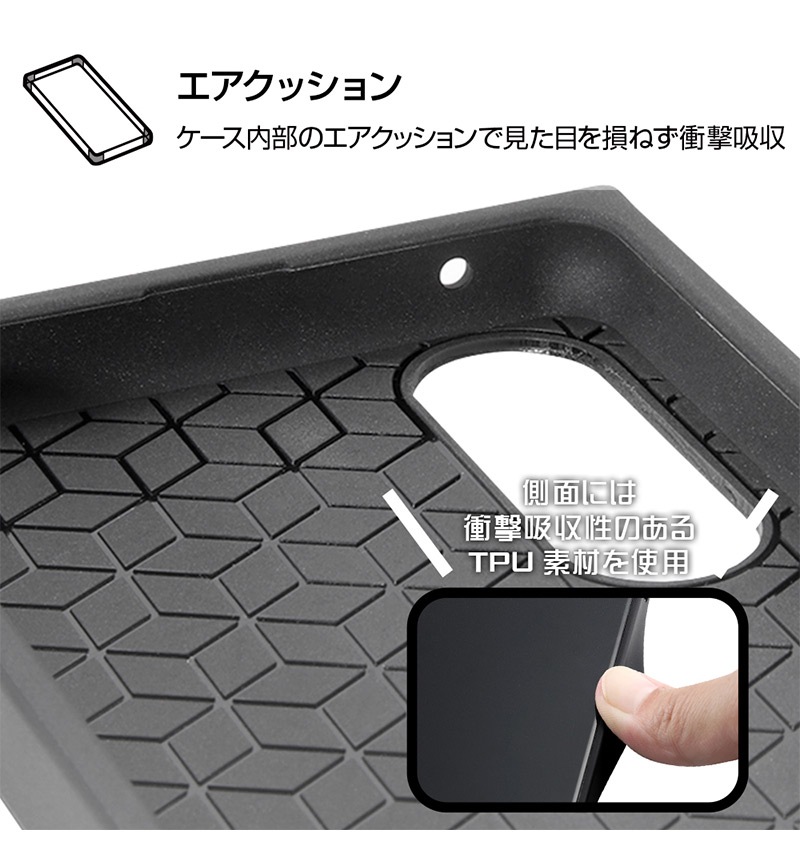 Xperia 10 III��Xperia 10 III Lite/�إǥ����ˡ�����饯������/�Ѿ׷�ϥ��֥�åɥ����� KAKU �إ�������ƥ��å�/��񤭡� IQ-DXP10M3K3TB/ST001