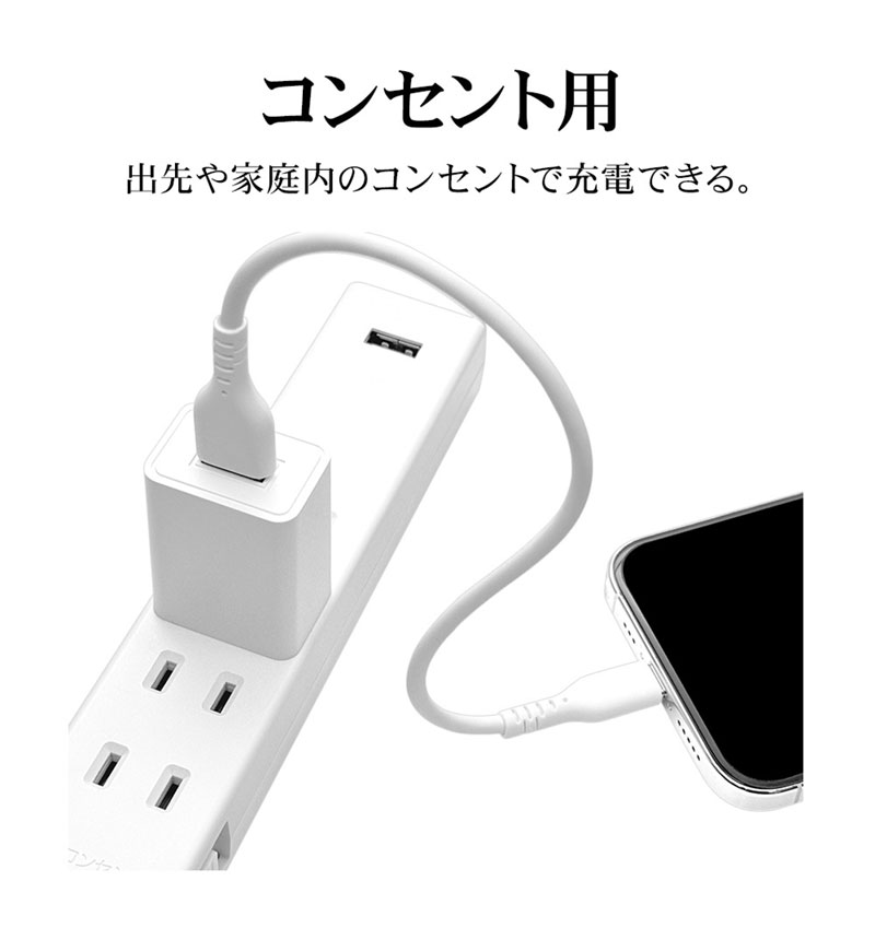 AC���Ŵ� ���� ���󥻥�� AC USB Type-A 1A ����ѥ��� �����б� �ۥ磻�� RACA1A03WH �ۥ磻�� RACA1A03WH