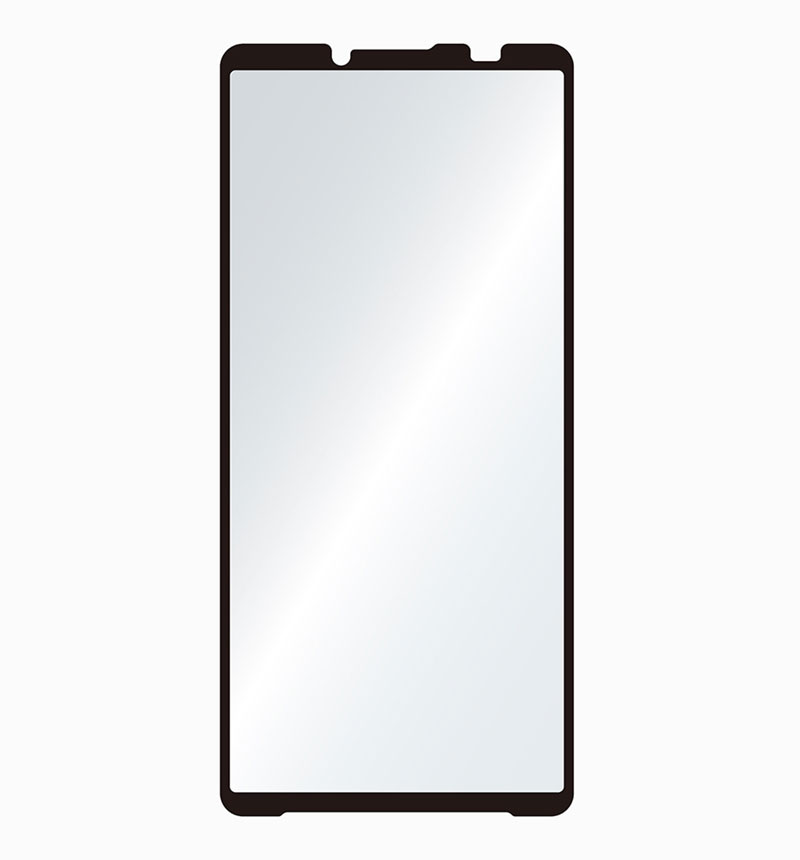 Xperia 10 VII [FLEX 3D] ��Ʃ�� ʣ��ե졼�६�饹 �֥�å� ���ꥢ_��Ʃ�� TR-XP255-G3-CCBK