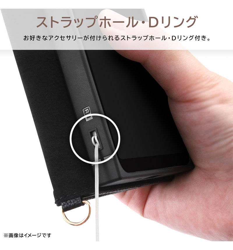 Xperia 10 V �إǥ����ˡ�����饯������/�Ѿ׷� ��Ģ���쥶�������� KAKU Ring �ߥå���_�ߥĥޥ�/�ԥ� IN-RDXP10M5TBC11P/MK10