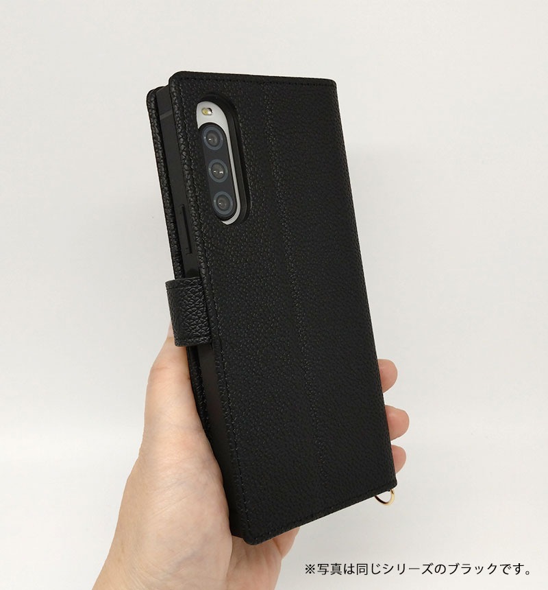 Xperia 10 V �إǥ����ˡ�����饯������/�Ѿ׷� ��Ģ���쥶�������� KAKU Ring �ߥå���_�ߥĥޥ�/�ԥ� IN-RDXP10M5TBC11P/MK10