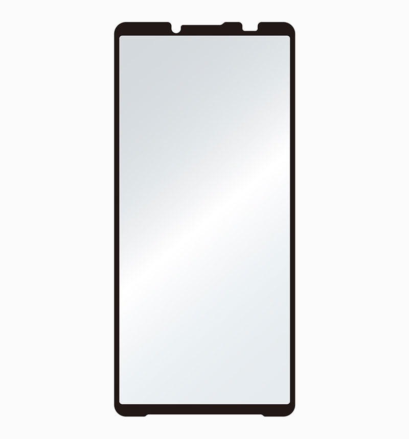 Xperia 10 VII [FLEX 3D] ����饬�饹 ��Ʃ�� ʣ��ե졼�६�饹 �֥�å� ���ꥢ_��Ʃ�� TR-XP255-G3-GOCCBK