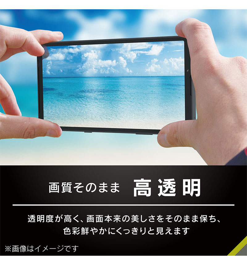 Xperia 10 VII ��Ʃ�� �����ݸ�����饹 ���ɥԥ� ���ꥢ_��Ʃ�� TR-XP255-GLI-CC