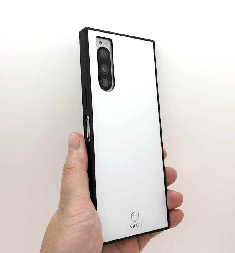 Xperia 5 Ѿ׷ϥ֥åɥ KAKU ۥ磻 IQ-RXP5K3TB/W