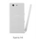 Xperia A4 Ķ�����ϡ��ɥ����� ���ꥢ�ۥ磻�� TR-UTXPA4-CL