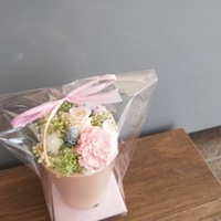 【母の日】プリザーブドフラワー　パステルカラー