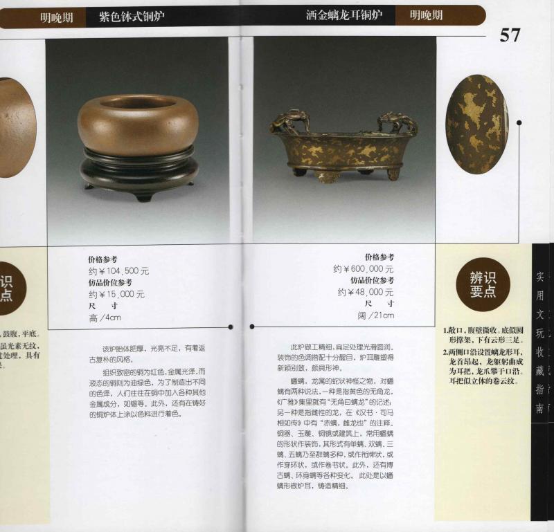 香炉実用骨董品コレクションガイド中国語版/ 实用文玩收藏指南