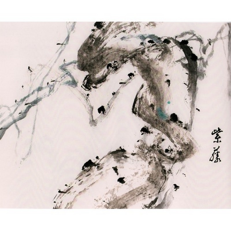 つる 藤蔓 名家画彩墨 中国画技法書 中国絵画/名家画彩墨藤蔓 | 中国